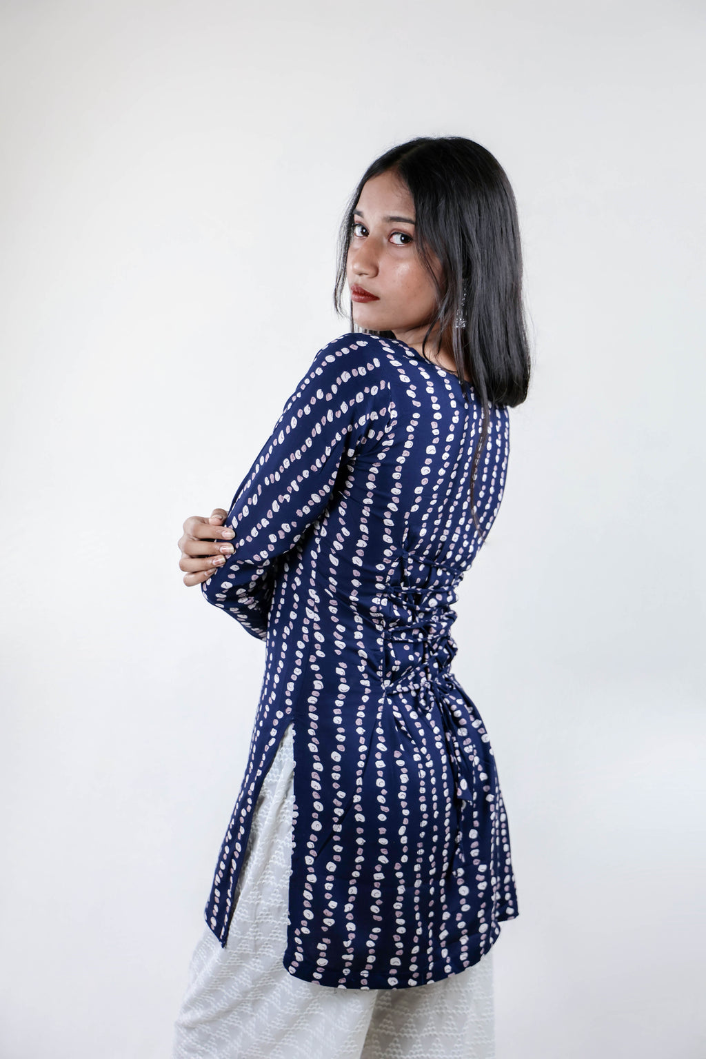 Indigo Charm Short Kurta
