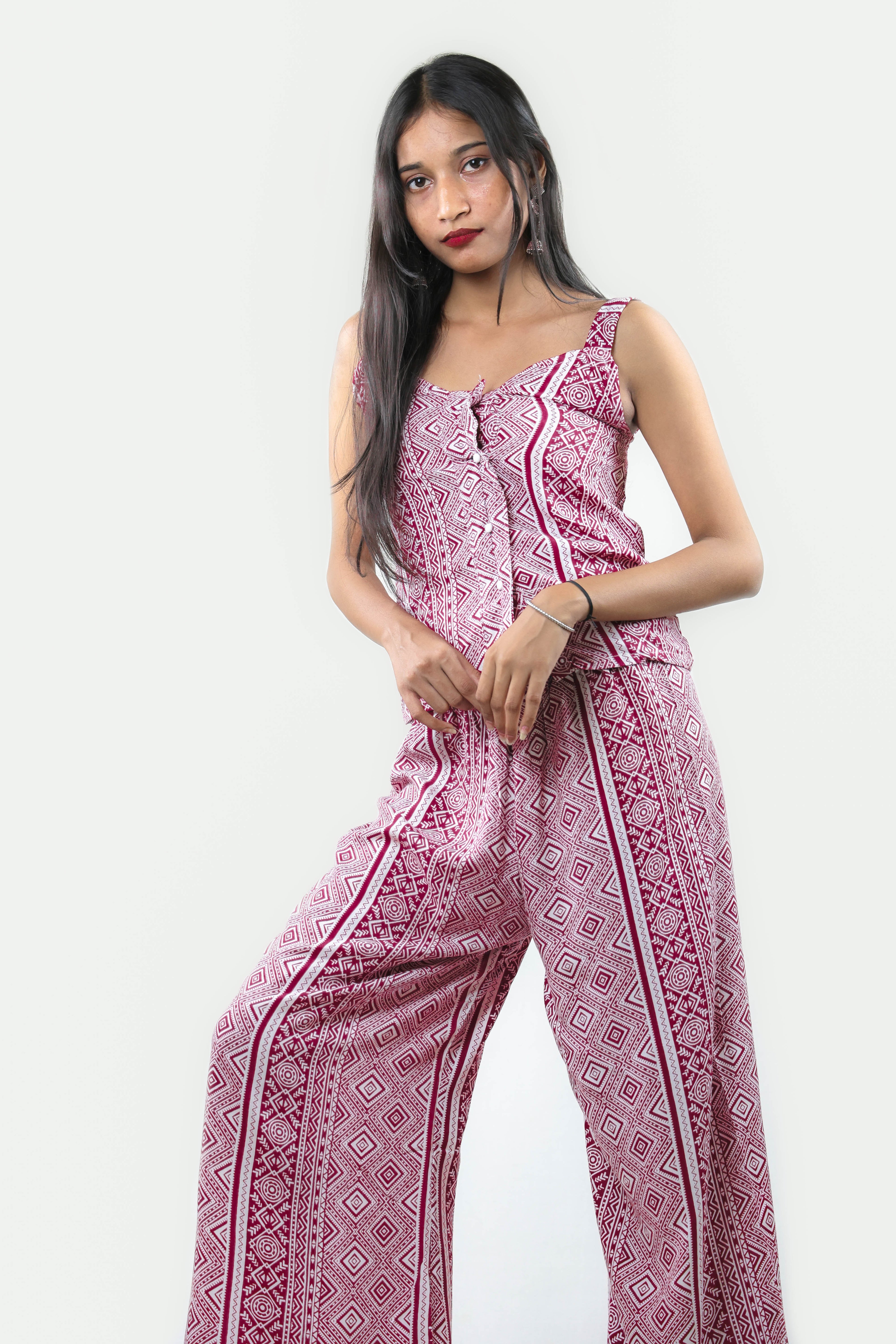 Ruby Tribal Print Co-ord Set